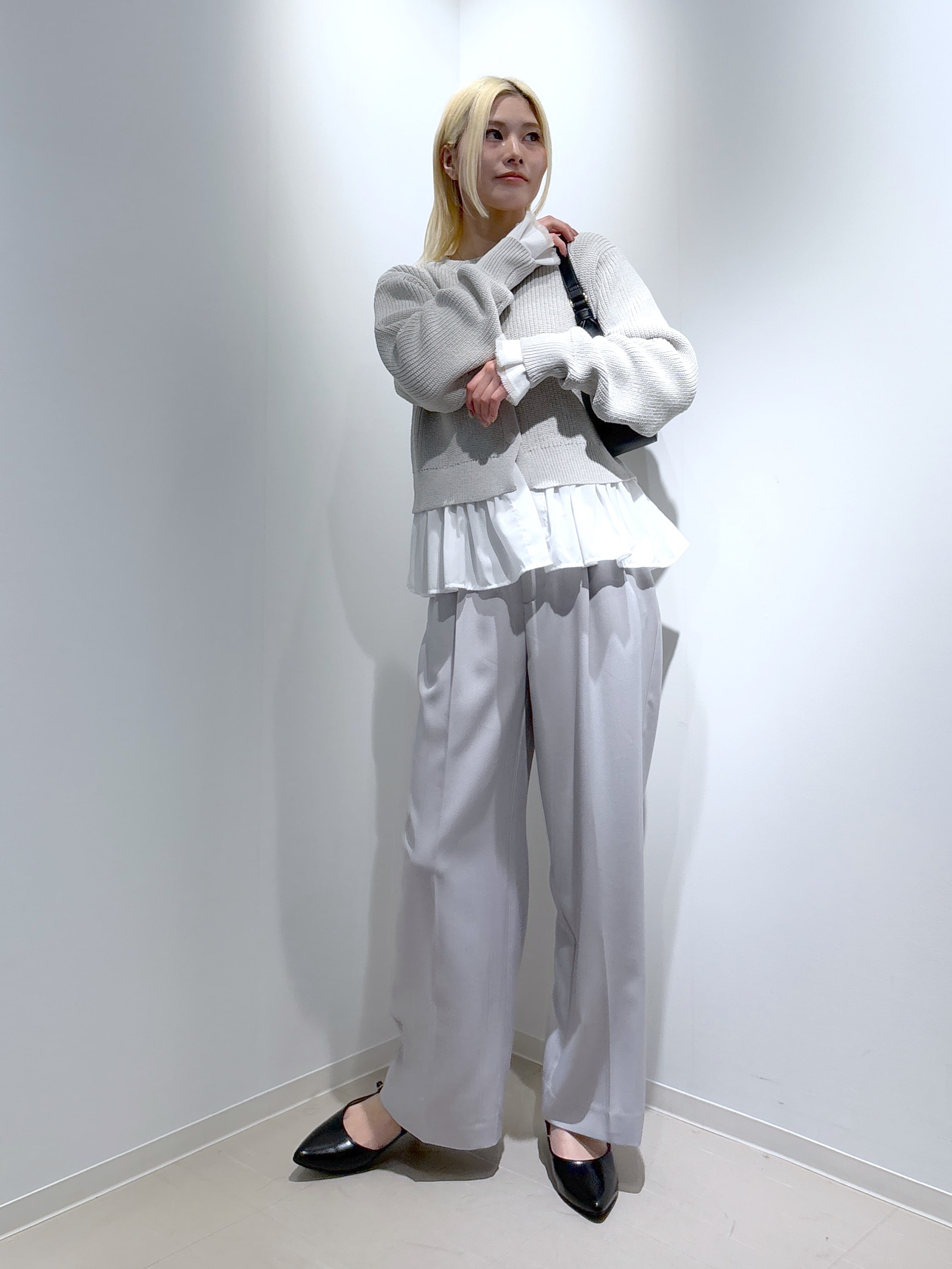 ROPE' PICNICのリボンディテールワンハンドルバッグを使ったコーディネートを紹介します。｜Rakuten Fashion(楽天ファッション／旧楽天ブランドアベニュー)5273159