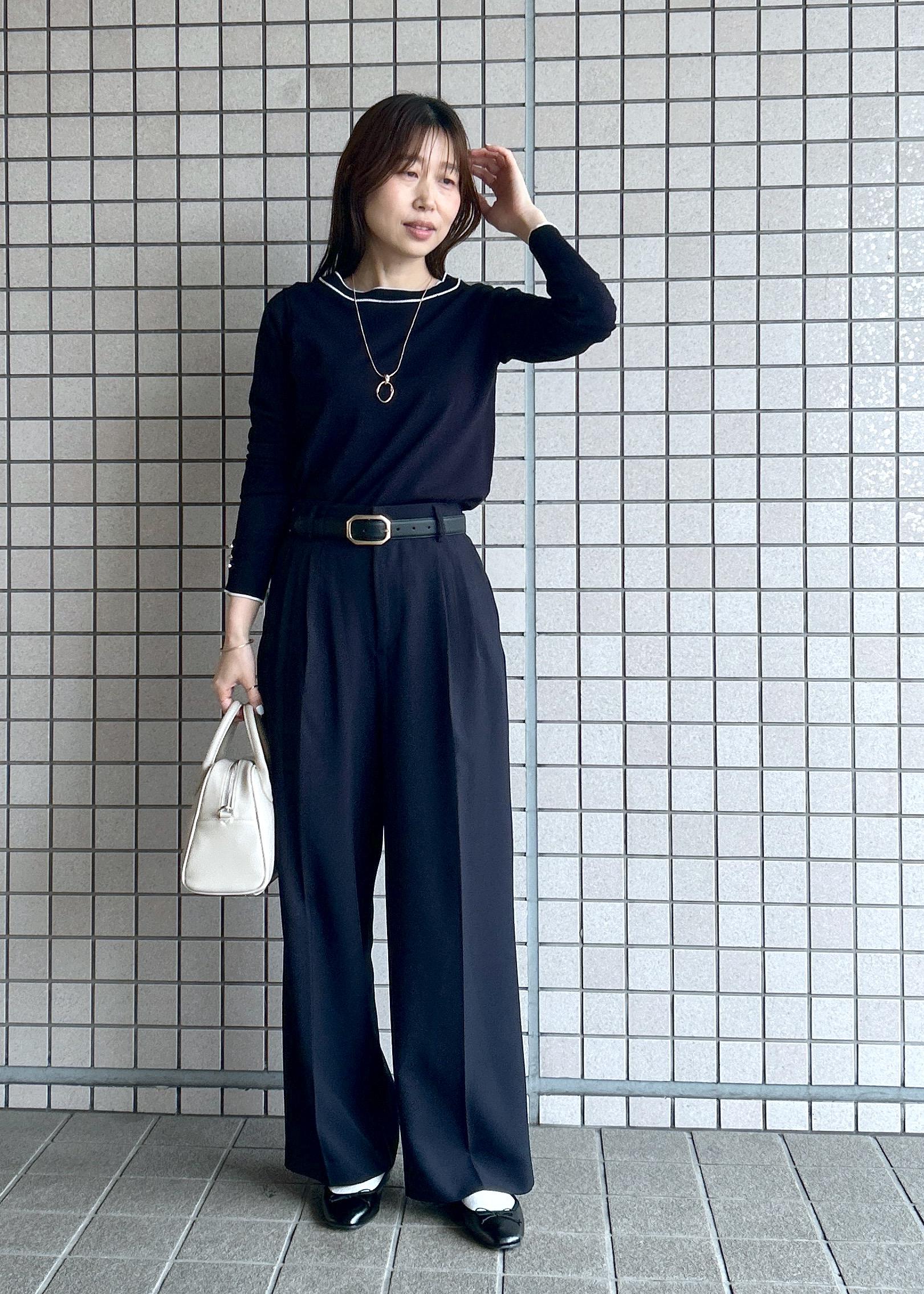 ROPE' PICNICのライン入りニットプルオーバー/アンチピリング・洗濯機OKを使ったコーディネートを紹介します。｜Rakuten Fashion(楽天ファッション／旧楽天ブランドアベニュー)5272529