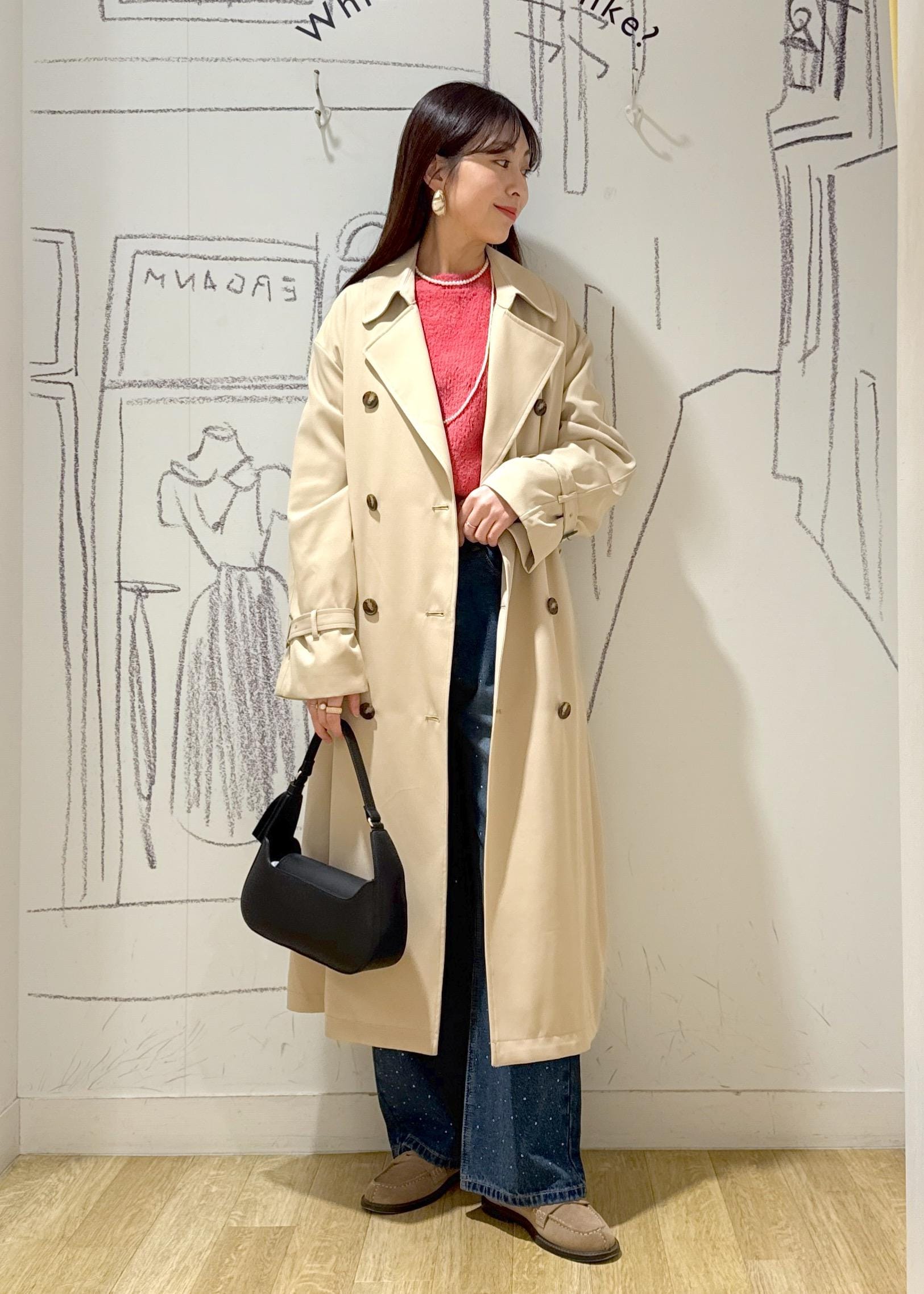 ROPE' PICNICの撥水加工・花粉ガード/トレンチコートを使ったコーディネートを紹介します。｜Rakuten Fashion(楽天ファッション／旧楽天ブランドアベニュー)5272663
