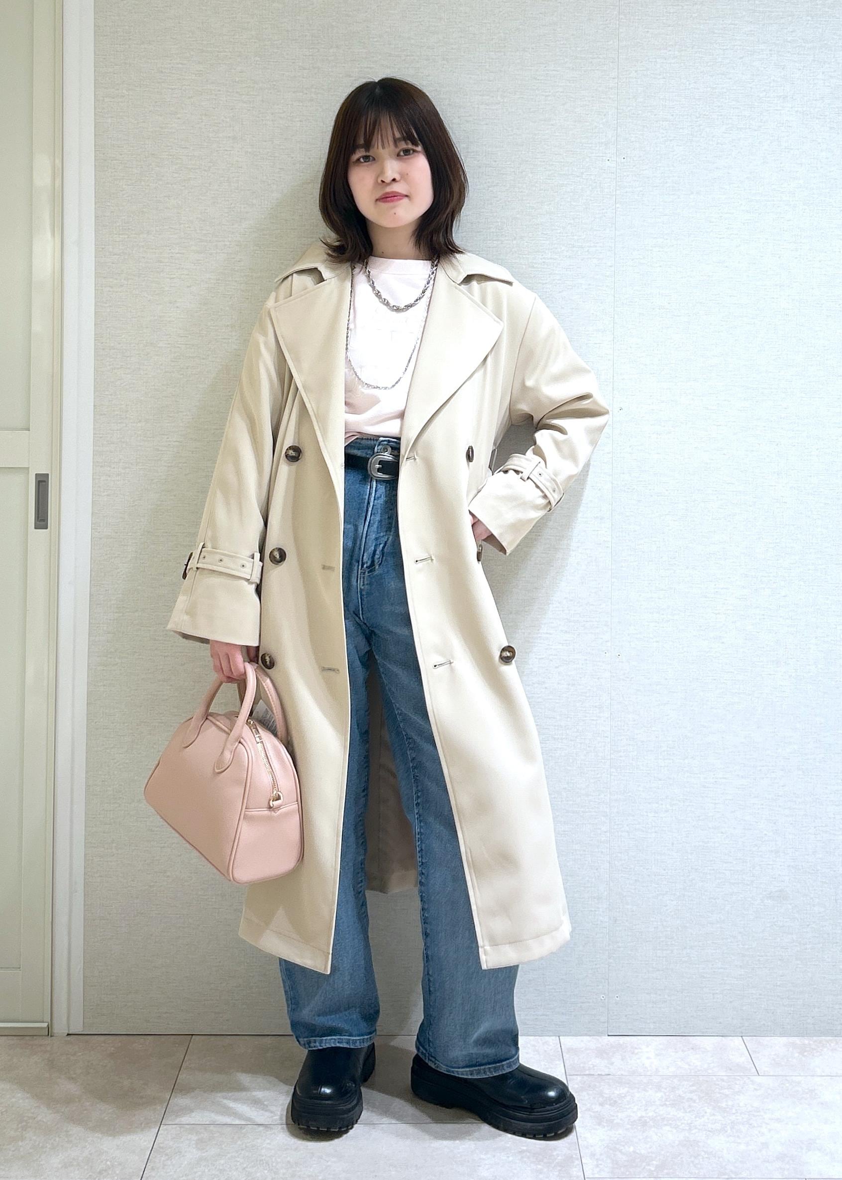 ROPE' PICNICの【低身長・小柄さん向け/撥水加工・花粉ガード】トレンチコートを使ったコーディネートを紹介します。｜Rakuten Fashion(楽天ファッション／旧楽天ブランドアベニュー)5272742