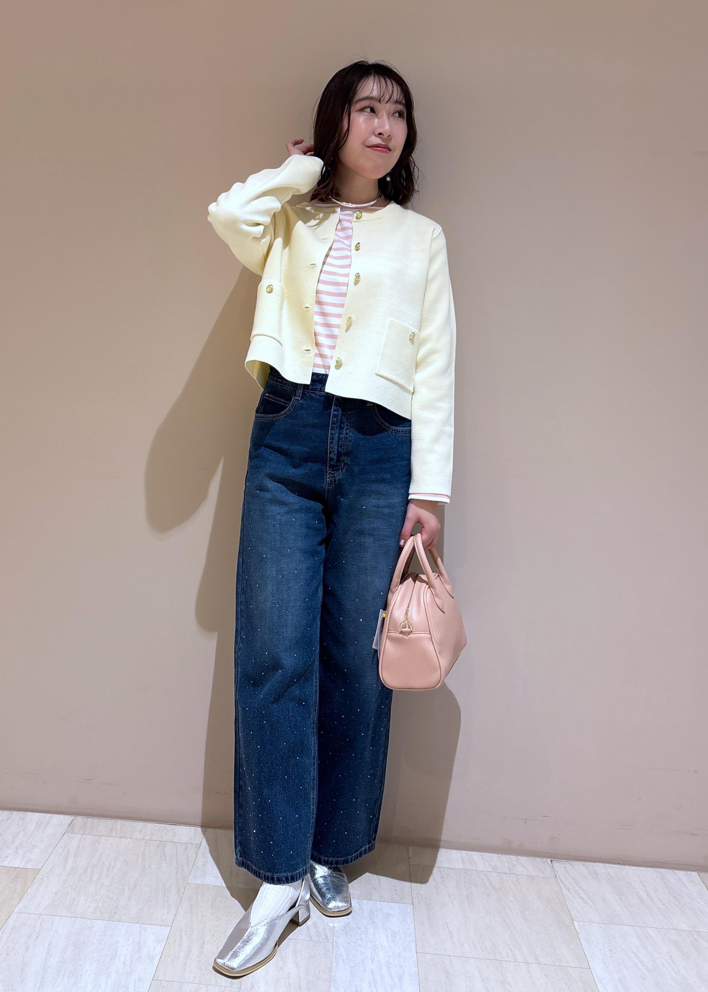 ROPE' PICNICのミラノリブ金ボタンニットカーディガンを使ったコーディネートを紹介します。｜Rakuten Fashion(楽天ファッション／旧楽天ブランドアベニュー)5272783