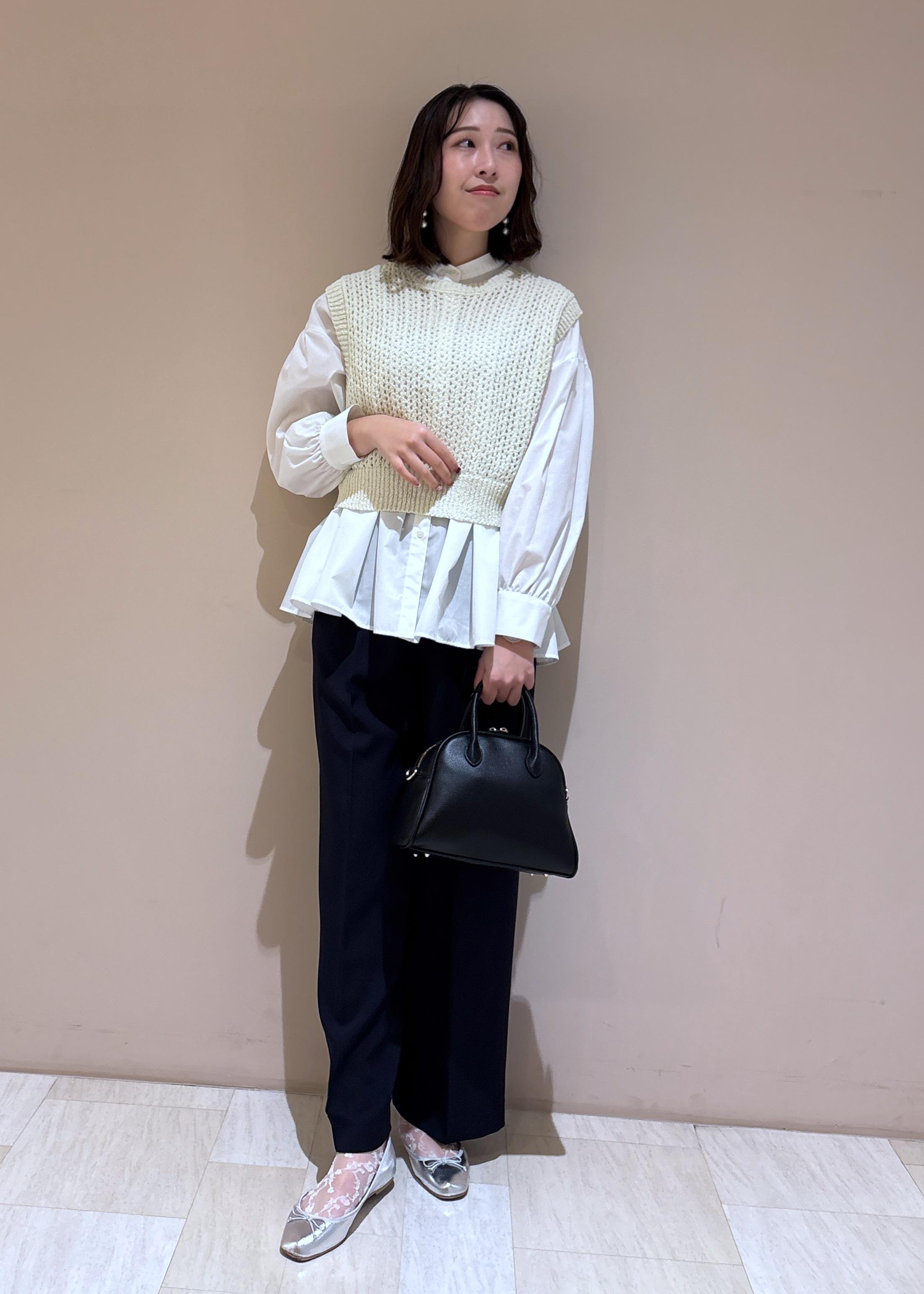 ROPE' PICNICの【花粉ガード・防シワ】ギャザーシャツブラウスを使ったコーディネートを紹介します。｜Rakuten Fashion(楽天ファッション／旧楽天ブランドアベニュー)5310956
