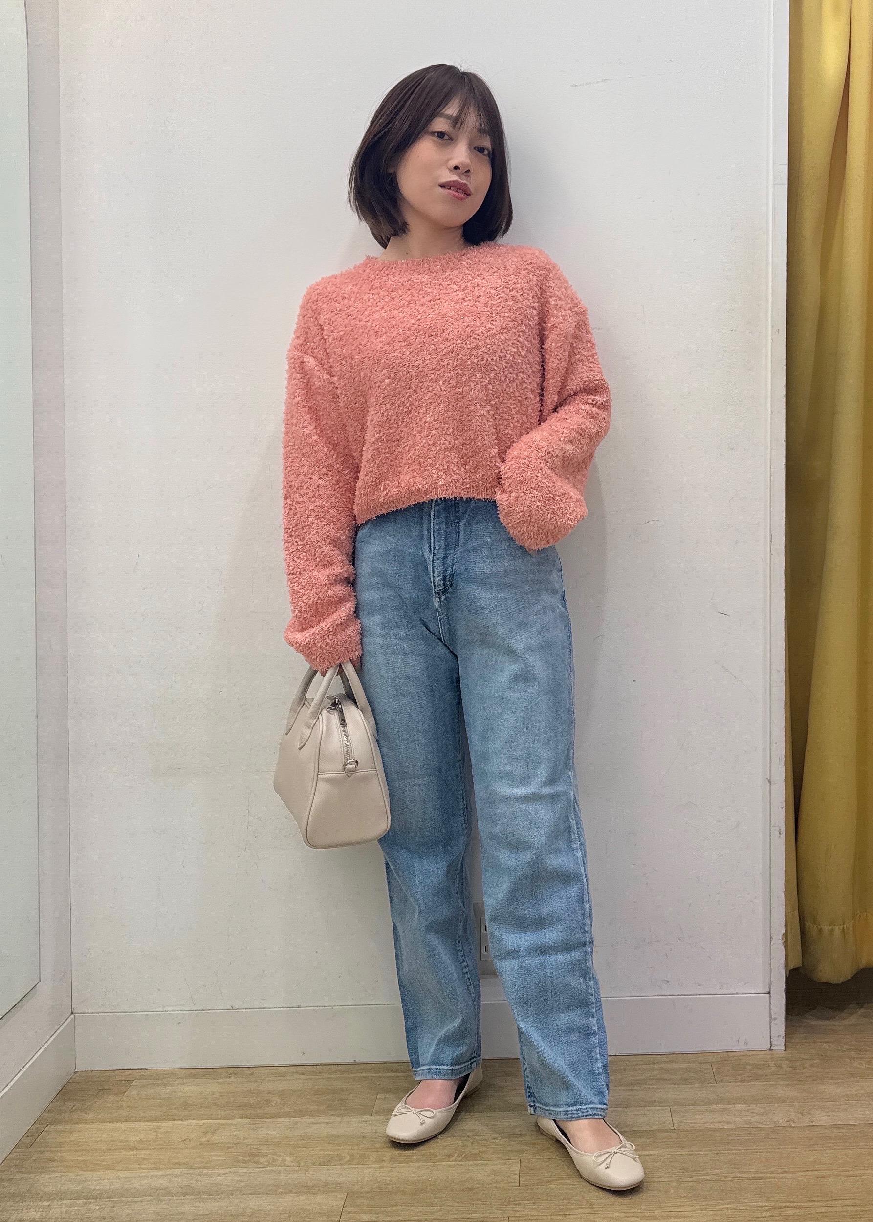 ROPE' PICNICのスパンコール混リボンヤーンニットプルオーバーを使ったコーディネートを紹介します。｜Rakuten Fashion(楽天ファッション／旧楽天ブランドアベニュー)5311438