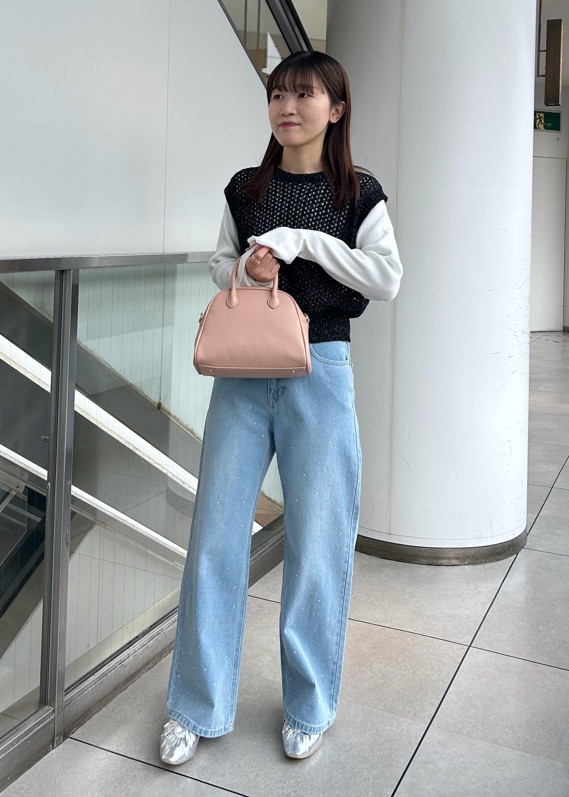 ROPE' PICNICの袖口フレアシアーニットプルオーバー/洗濯機OKを使ったコーディネートを紹介します。｜Rakuten Fashion(楽天ファッション／旧楽天ブランドアベニュー)5311494