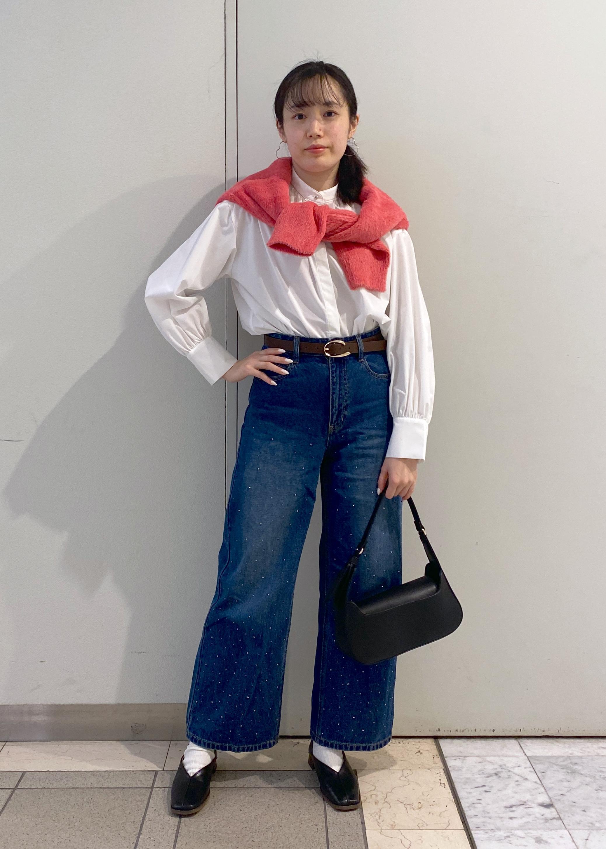 ROPE' PICNICの【花粉ガード・防シワ】ボリューム袖ボウタイブラウスを使ったコーディネートを紹介します。｜Rakuten Fashion(楽天ファッション／旧楽天ブランドアベニュー)5311708