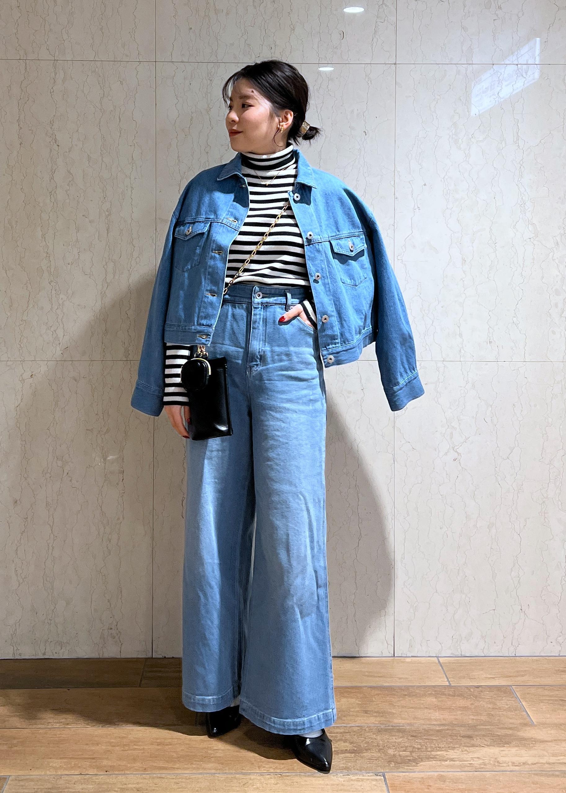 ROPE' PICNICのデニムジャケットを使ったコーディネートを紹介します。｜Rakuten Fashion(楽天ファッション／旧楽天ブランドアベニュー)5311724