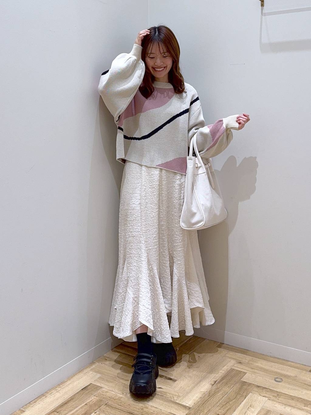 mysty womanのレザー×キャンバスBAGを使ったコーディネートを紹介します。｜Rakuten Fashion(楽天ファッション／旧楽天ブランドアベニュー)5187547