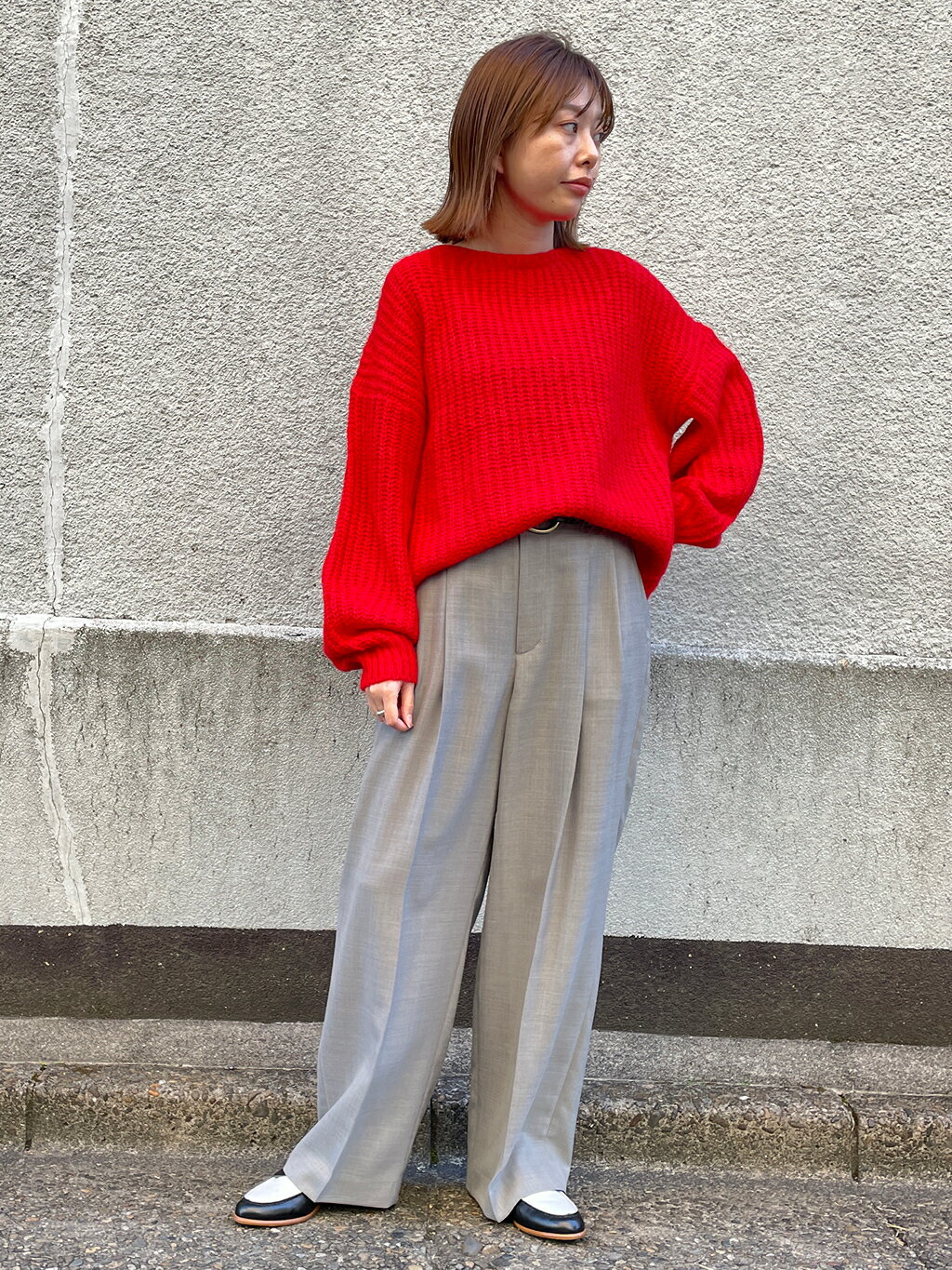 1er Arrondissementのスーリーアルパカラフプルオーバーを使ったコーディネートを紹介します。｜Rakuten Fashion(楽天ファッション／旧楽天ブランドアベニュー)5189905