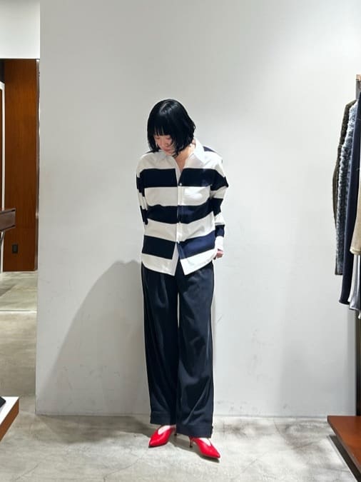 ＜ATTISESSION＞コットン ビッグ ラグビー シャツ UNITED ARROWS LTD. OUTLET | <ATTISESSION>コットン ビッグ ラグビー