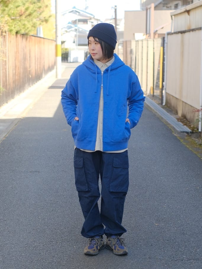 Snow PeakのRecycled Cotton Zip Up Parkaを使ったコーディネートを紹介します。｜Rakuten Fashion(楽天ファッション／旧楽天ブランドアベニュー)5192500