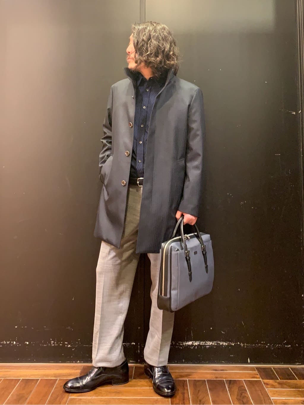 TAKEO KIKUCHIの【ダウンライナー付】メランジ スタンドカラー コートを使ったコーディネートを紹介します。｜Rakuten Fashion(楽天ファッション／旧楽天ブランドアベニュー)5193161