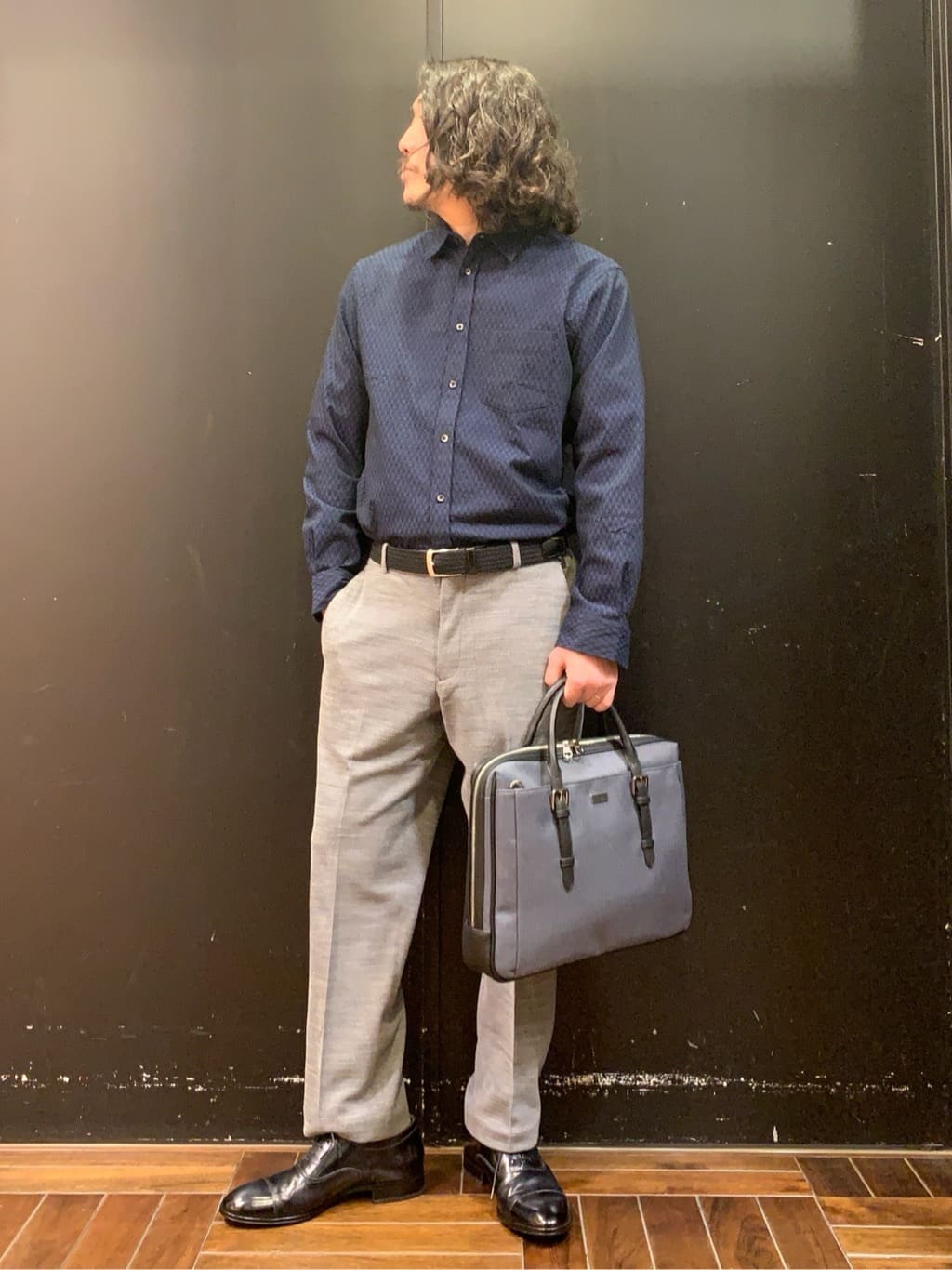 TAKEO KIKUCHIの【日本製/播州織】ドビー ストレッチ シャツを使ったコーディネートを紹介します。｜Rakuten Fashion(楽天ファッション／旧楽天ブランドアベニュー)5195246