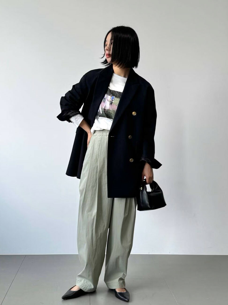 BABYLONE | コットンナイロンタックパンツ | Rakuten Fashion(楽天