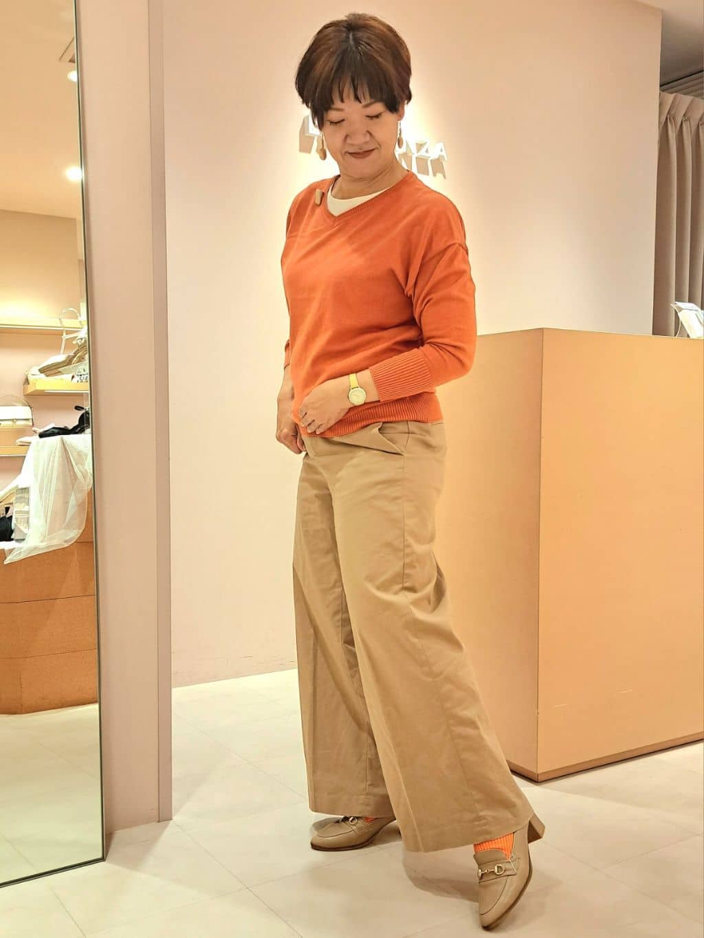 ESPERANZAのミドルヒールビットローファーを使ったコーディネートを紹介します。｜Rakuten Fashion(楽天ファッション／旧楽天ブランドアベニュー)5200718