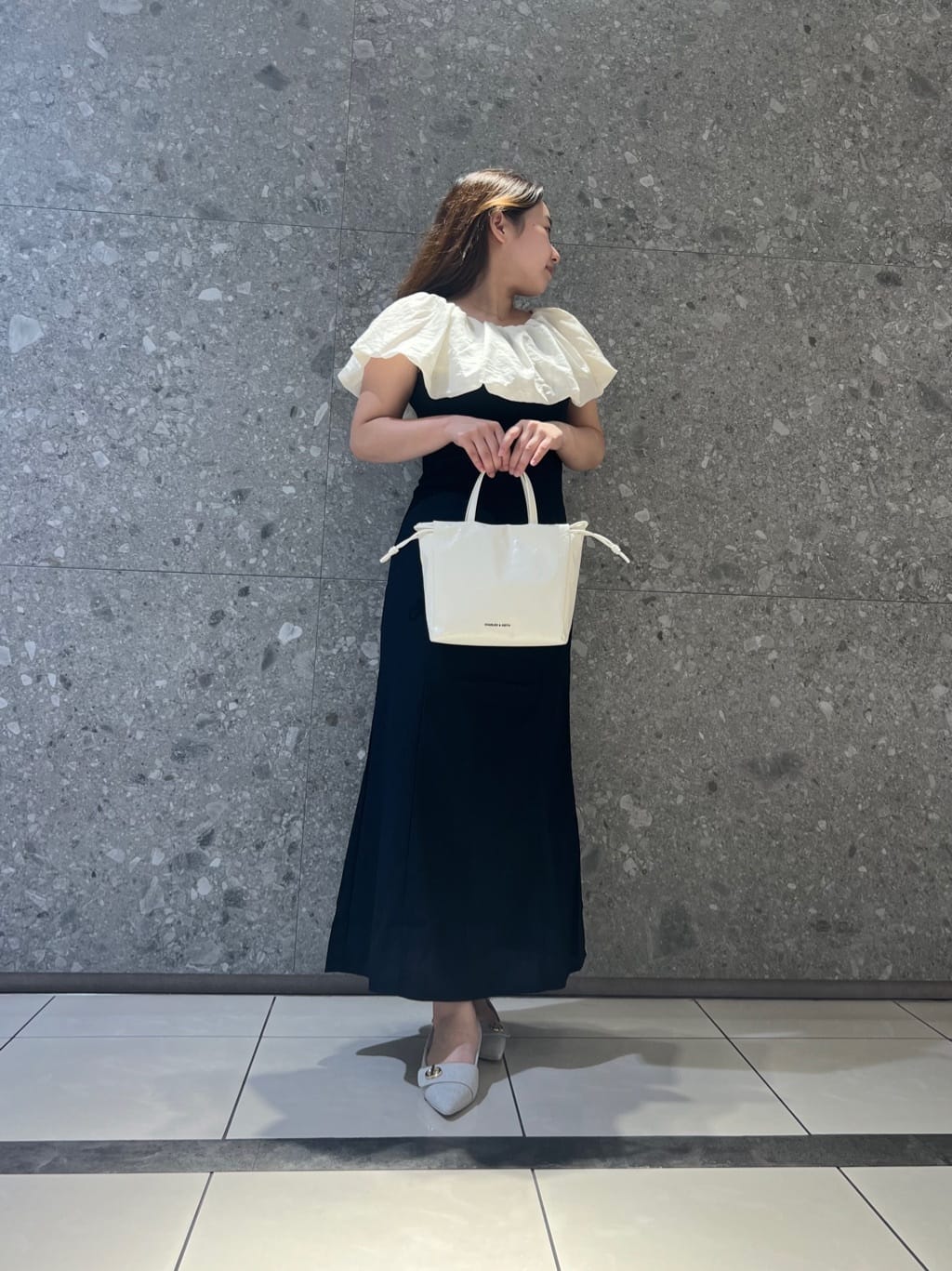 CHARLES & KEITH | Bethel ベテル ルーシュドドロウストリングトート