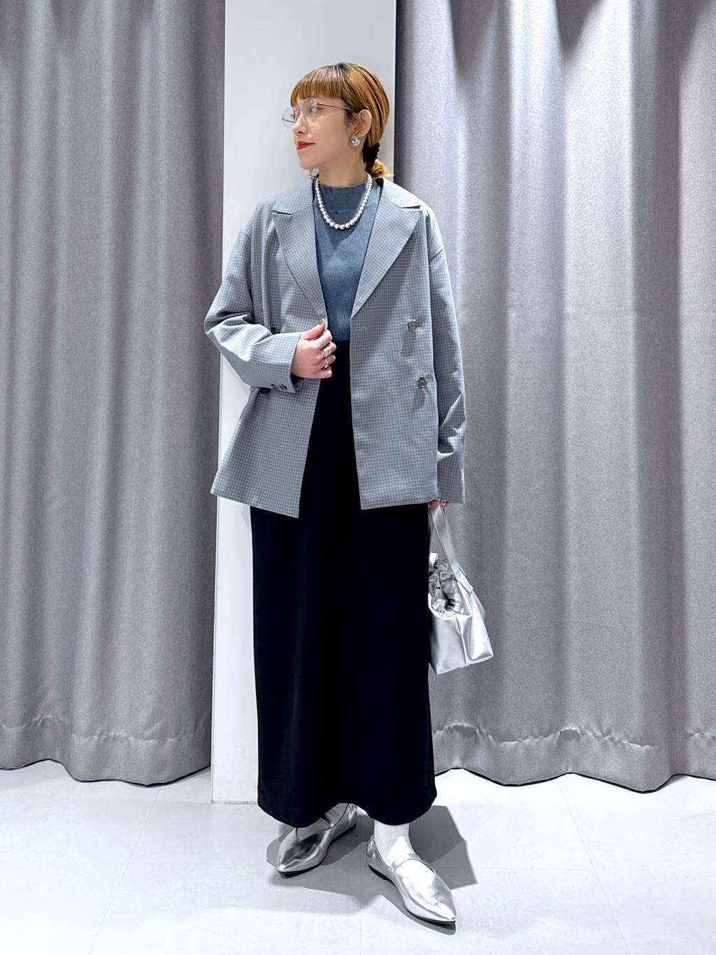 LAKOLEのチェックダブルジャケットを使ったコーディネートを紹介します。｜Rakuten Fashion(楽天ファッション／旧楽天ブランドアベニュー)5208991