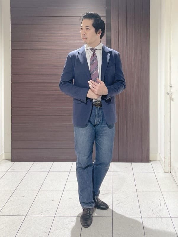 TAKEO KIKUCHIのメランジ ハニカム ストレッチ ジャケットを使ったコーディネートを紹介します。｜Rakuten Fashion(楽天ファッション／旧楽天ブランドアベニュー)5210206