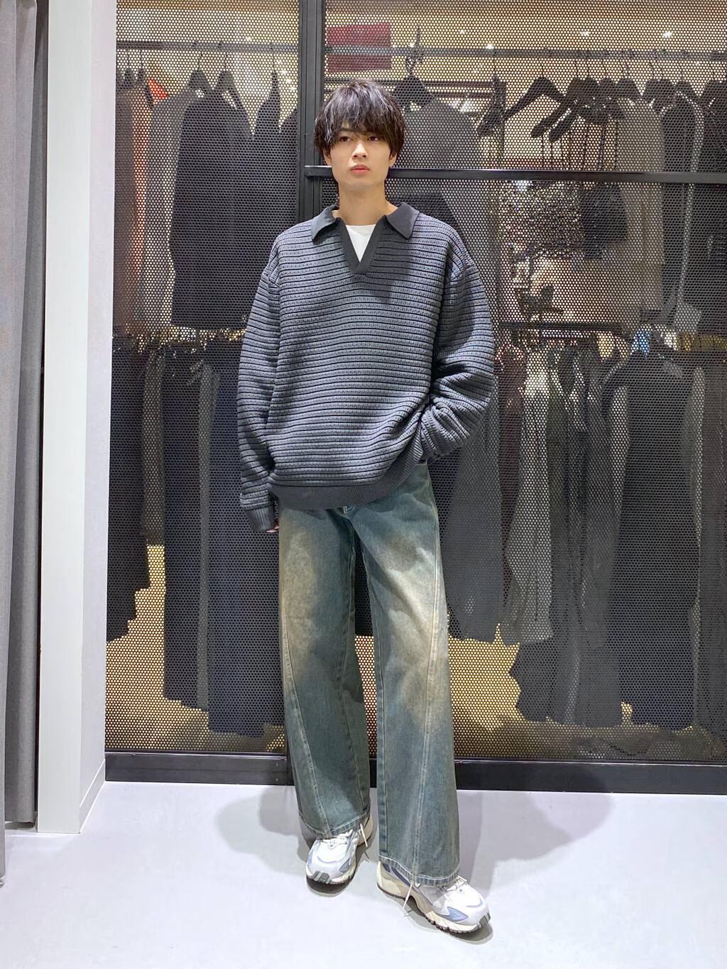 LAKOLEの透かし編みポロニットを使ったコーディネートを紹介します。｜Rakuten Fashion(楽天ファッション／旧楽天ブランドアベニュー)5214960