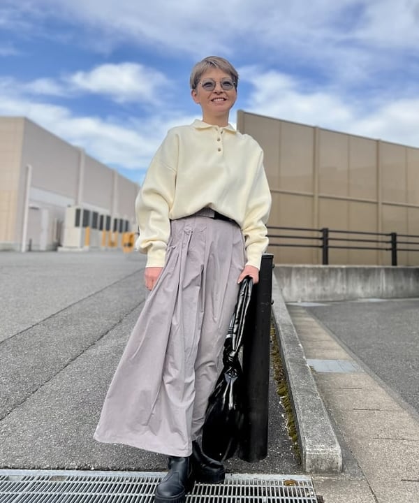 BEAMS HEARTのナイロン ガチャベルト スカートを使ったコーディネートを紹介します。｜Rakuten Fashion(楽天ファッション／旧楽天ブランドアベニュー)5228318