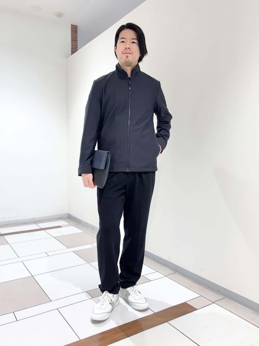 TAKEO KIKUCHIの【4WAYストレッチ/ライトアウター】エレクティブ ジャージブルゾンを使ったコーディネートを紹介します。｜Rakuten Fashion(楽天ファッション／旧楽天ブランドアベニュー)5231897