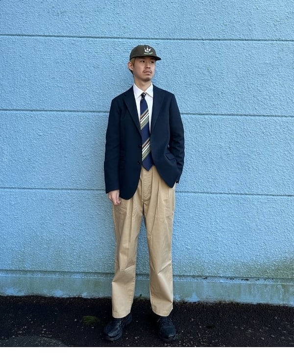 BEAMS HEARTのハイカウント セミレギュラーカラー ドレスシャツ(37~42・洗濯機可能)を使ったコーディネートを紹介します。｜Rakuten Fashion(楽天ファッション／旧楽天ブランドアベニュー)5232541