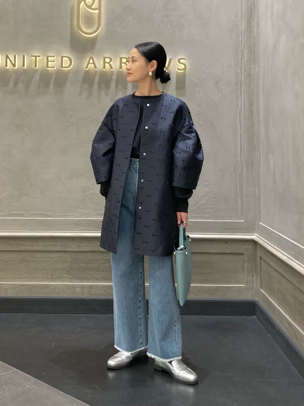 ユナイテッドアローズ　カットジャガードコート UNITED ARROWS（ユナイテッドアローズ）の「カットジャカード