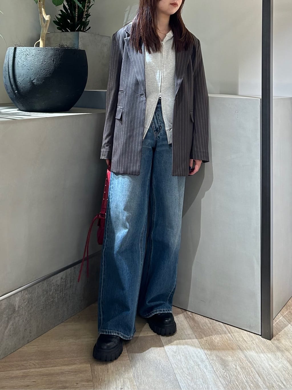 moussyのHEART GATHER スタッズバッグを使ったコーディネート Rakuten Fashion 楽天ファッション 旧楽天ブランドアベニュー 5234369