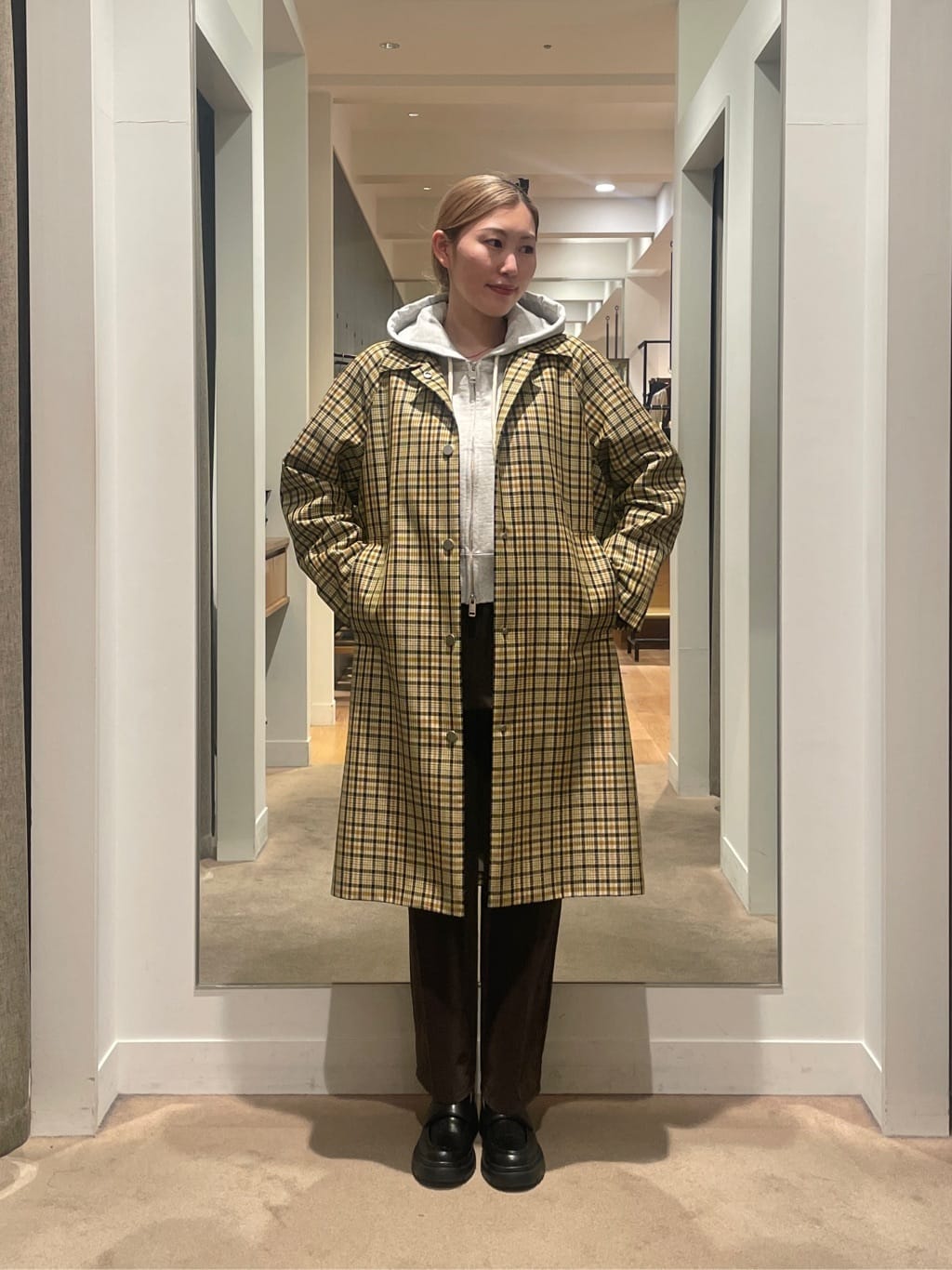 UNITED ARROWS LTD. OUTLET | ステンカラー チェックコート | Rakuten