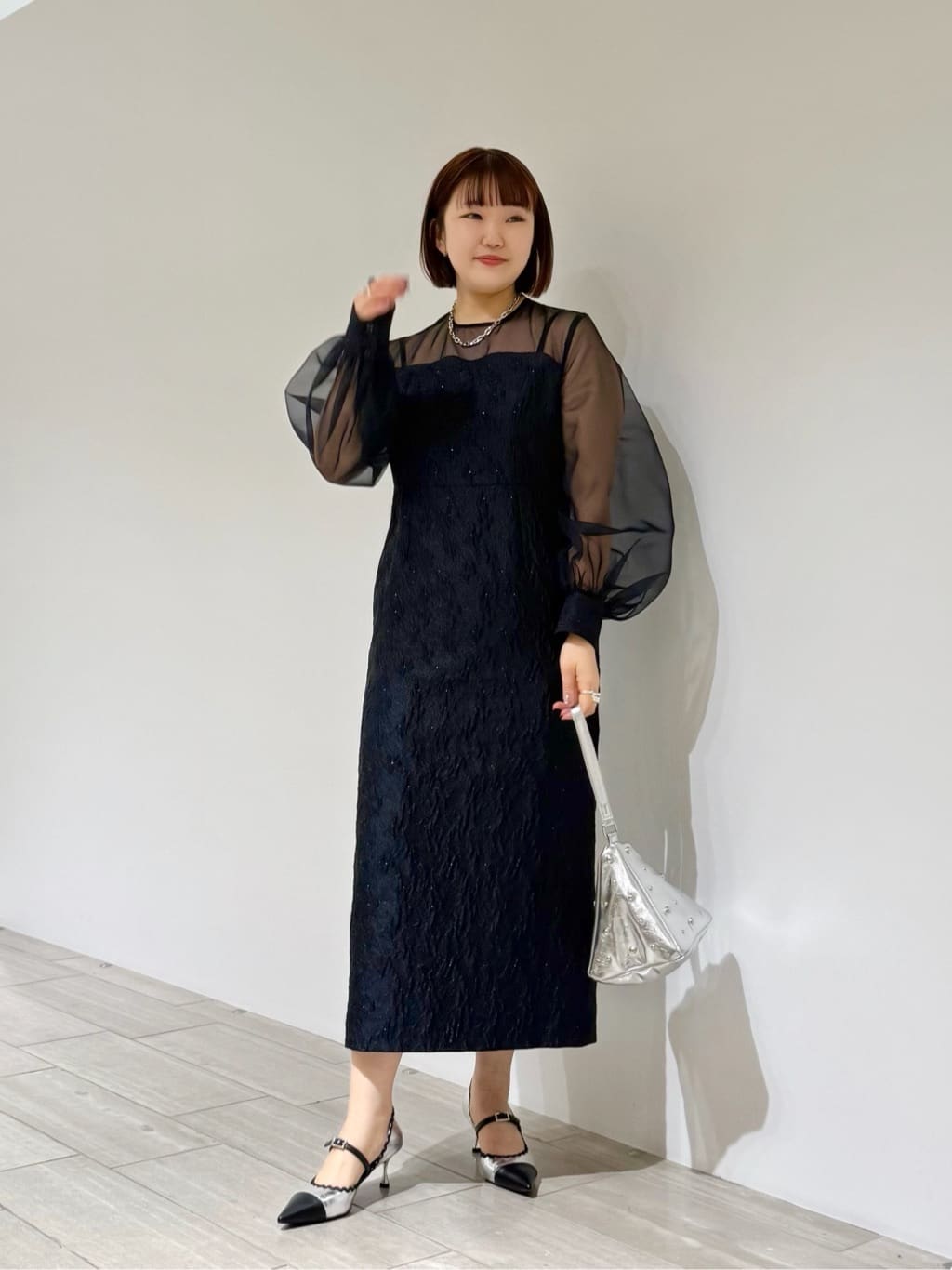 UNITED ARROWS LTD. OUTLET | ツートーン ジャガード ワンピース