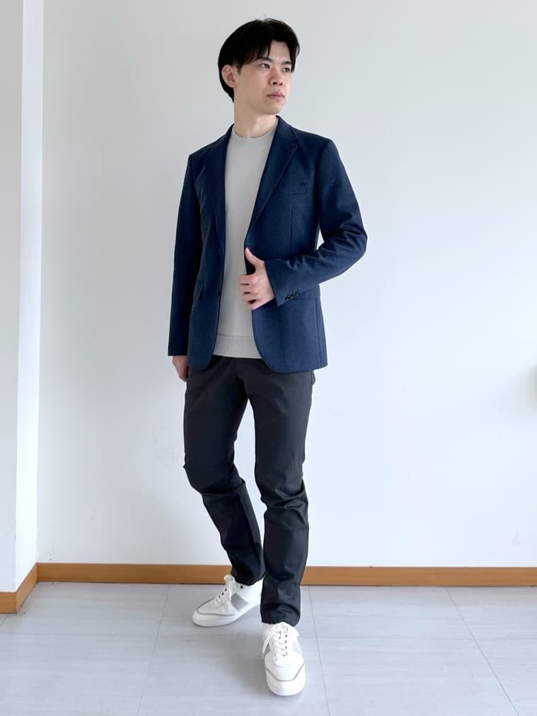TAKEO KIKUCHIのメランジ ハニカム ストレッチ ジャケットを使ったコーディネートを紹介します。｜Rakuten Fashion(楽天ファッション／旧楽天ブランドアベニュー)5248287