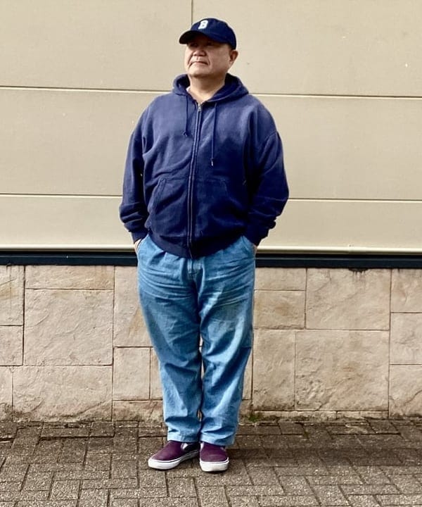 BEAMS HEARTのGMS コットンウラケ ジップパーカーを使ったコーディネートを紹介します。｜Rakuten Fashion(楽天ファッション／旧楽天ブランドアベニュー)5260510