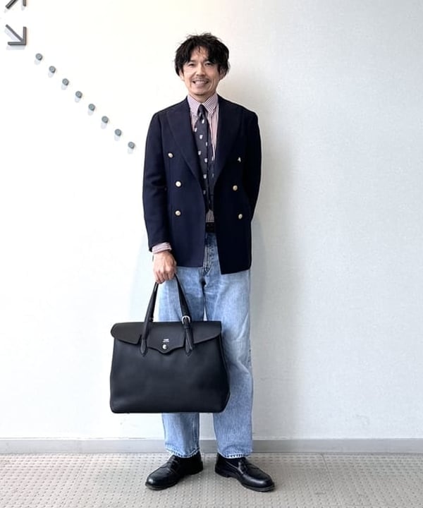 BEAMS MEN | HANDMADE SAVILE CLIFFORD ウールモヘヤ ダブルブレスト