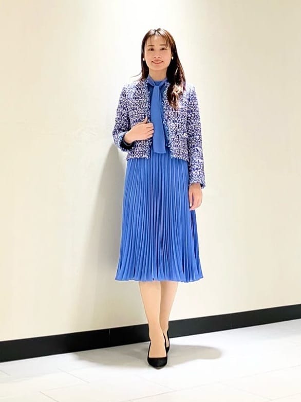 ANAYIの【Eternal Line 2025】シアードビープリーツ ワンピースを使っ  