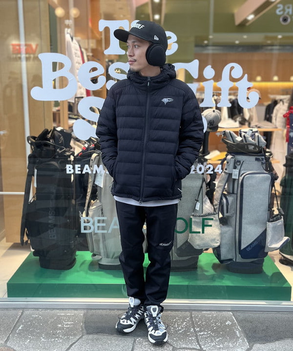 BEAMS GOLF | ORANGE LABEL / 撥水 エアシャット ボンディング スリム