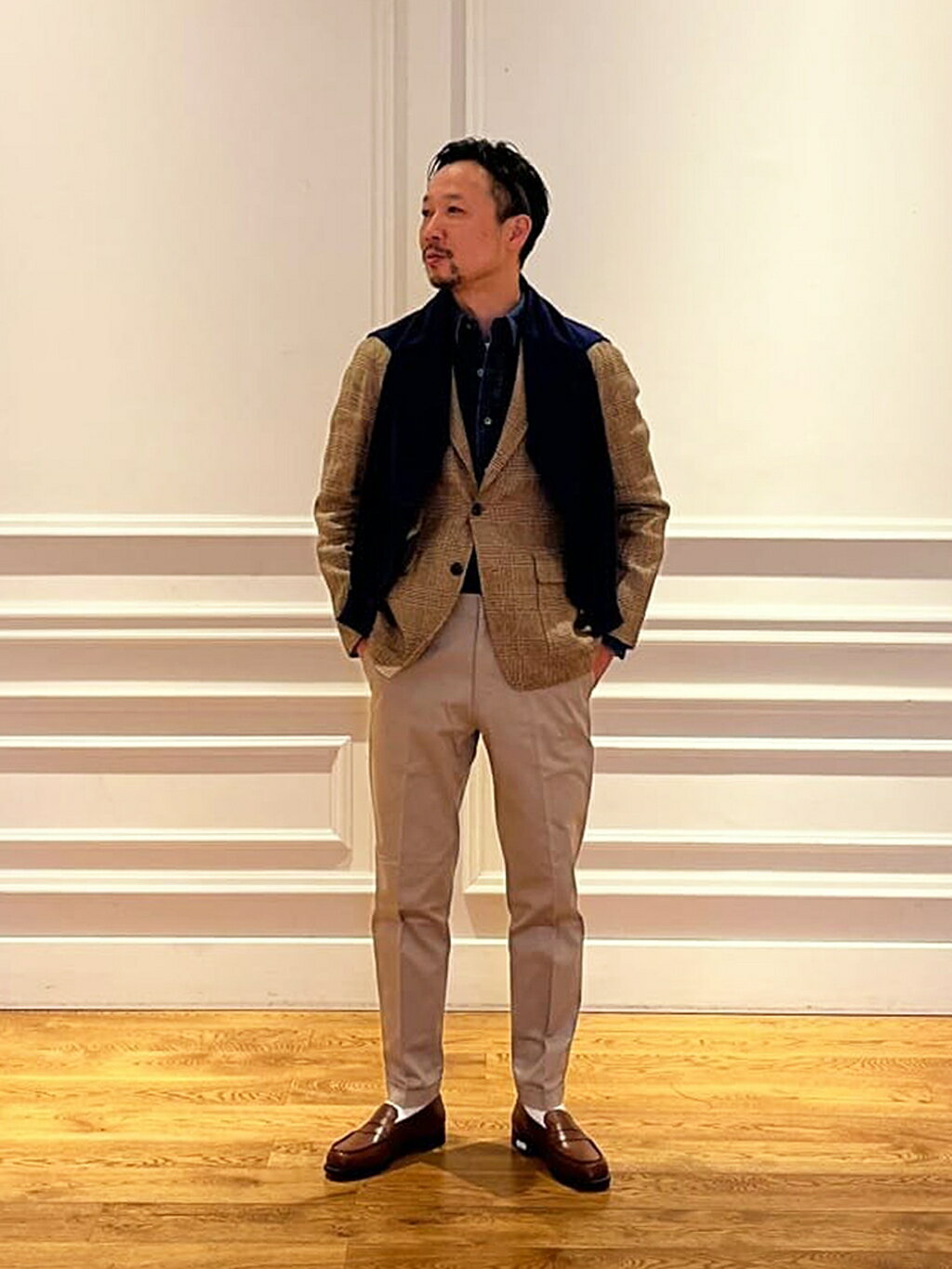 TOMORROWLAND | チノストレッチ スリムテーパードパンツ | Rakuten
