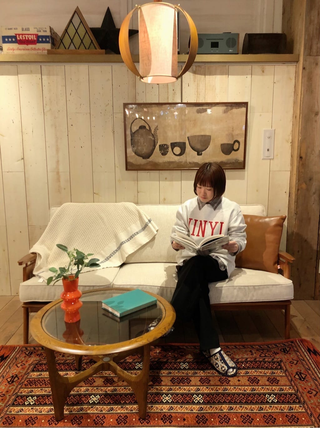 journal standard FurnitureのWOODEN LEAF PENDANT LAMP ウッデン リーフ ペンダント ランプを使ったコーディネートを紹介します。｜Rakuten Fashion(楽天ファッション／旧楽天ブランドアベニュー)5277152