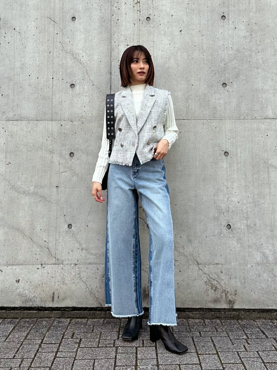 LOVELESSのツイードジレを使ったコーディネートを紹介します。｜Rakuten Fashion(楽天ファッション／旧楽天ブランドアベニュー)5277642
