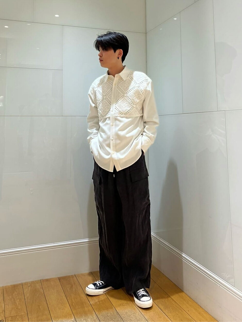 LOVELESSのコードレースコンビシャツを使ったコーディネートを紹介します。｜Rakuten Fashion(楽天ファッション／旧楽天ブランドアベニュー)5277619
