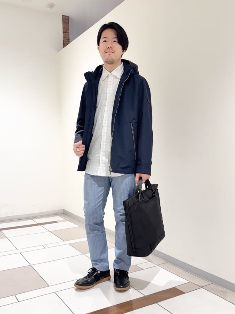 TAKEO KIKUCHIの【軽量アウター】エレクティブ シェル ブルゾンを使ったコーディネートを紹介します。｜Rakuten Fashion(楽天ファッション／旧楽天ブランドアベニュー)5285629