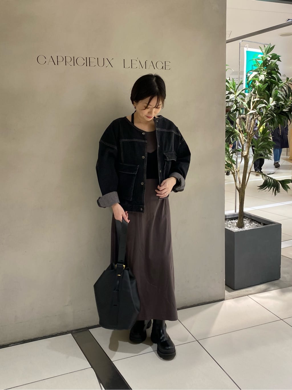 CAPRICIEUX LE'MAGEの【セットアップ対応】デニムノーカラー