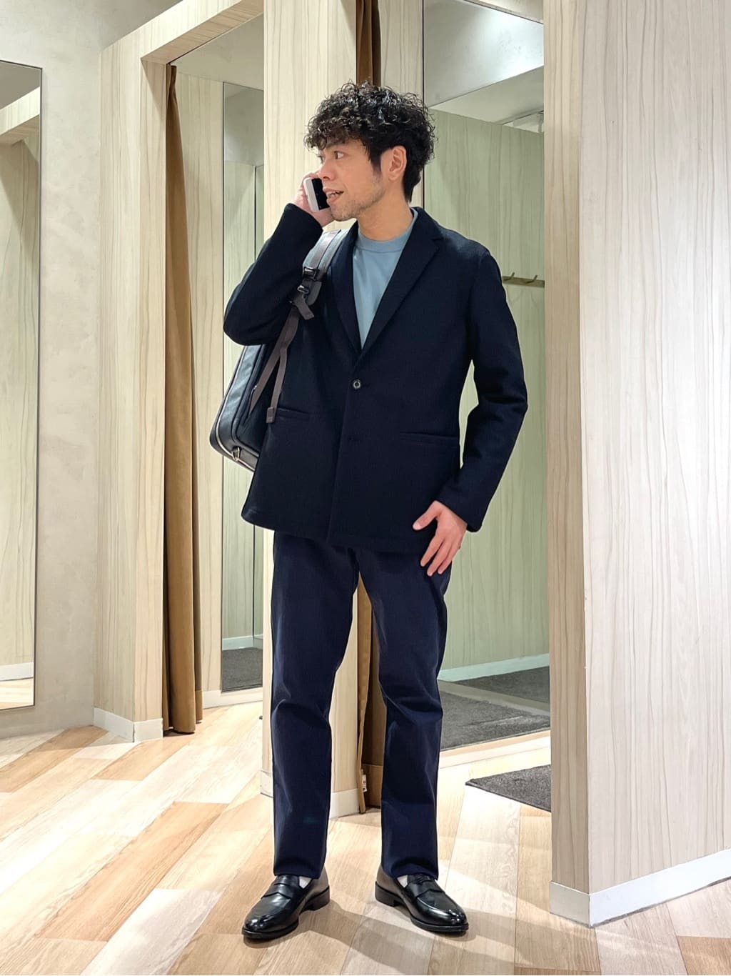 TAKEO KIKUCHIの【軽羽織】尾州ラッセル ジャケットを使ったコーディネートを紹介します。｜Rakuten Fashion(楽天ファッション／旧楽天ブランドアベニュー)5290896