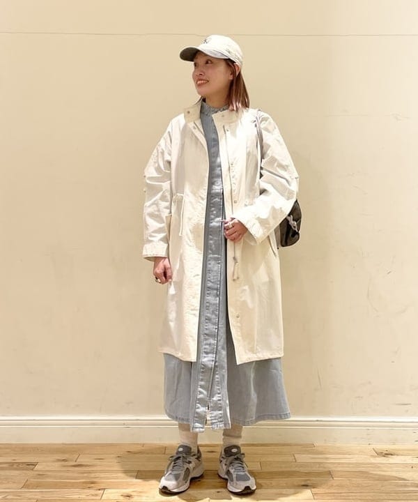BEAMS HEARTの撥水ナイロン モッズコート きれいめ 25SSを使ったコーディネートを紹介します。｜Rakuten Fashion(楽天ファッション／旧楽天ブランドアベニュー)5294452