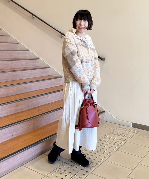 BEAMS HEARTのハートモチーフ ショルダーバッグ 25SS レディースを使ったコーディネートを紹介します。｜Rakuten Fashion(楽天ファッション／旧楽天ブランドアベニュー)5294789