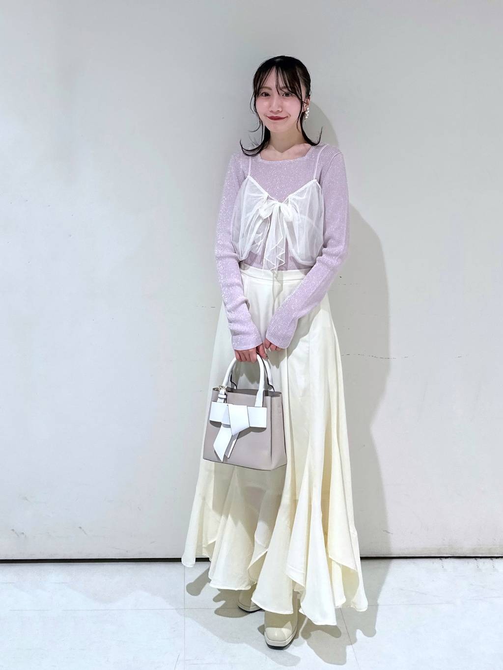 mysty womanのリボンモチーフバッグを使ったコーディネートを紹介します。｜Rakuten Fashion(楽天ファッション／旧楽天ブランドアベニュー)5295551