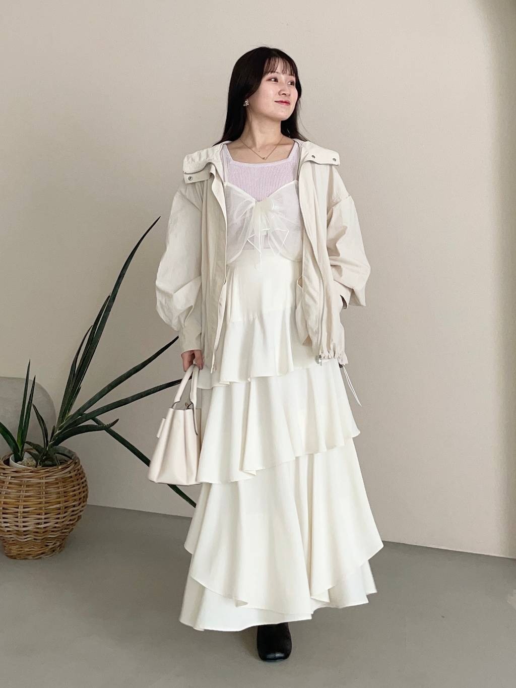 mysty womanのリボンモチーフバッグを使ったコーディネートを紹介します。｜Rakuten Fashion(楽天ファッション／旧楽天ブランドアベニュー)5295552