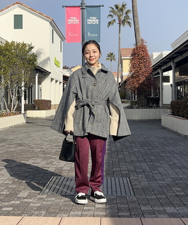 BEAMS HEARTのベルト ハンドル スクエア ショルダーバッグ 25SS レディースを使ったコーディネートを紹介します。｜Rakuten Fashion(楽天ファッション／旧楽天ブランドアベニュー)5296360