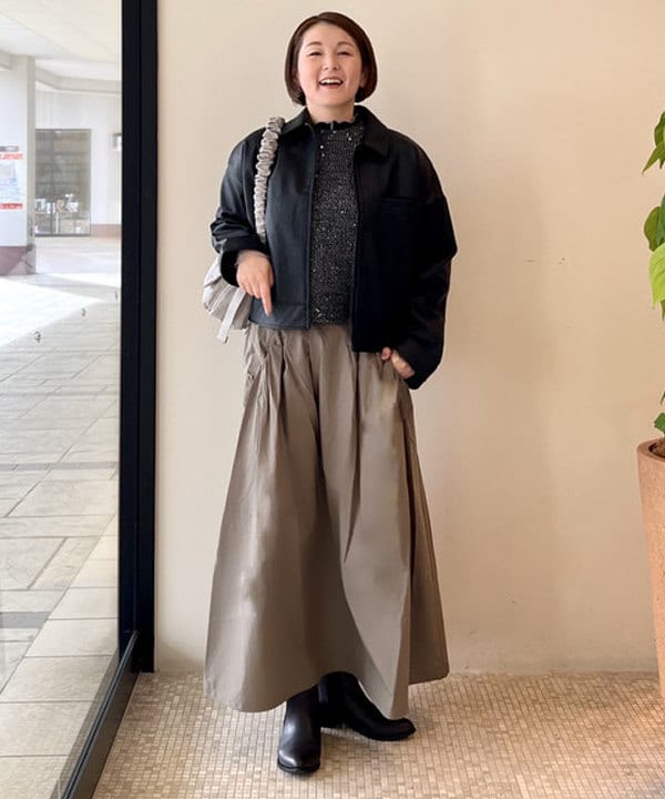 BEAMS HEARTのスパンコール ニットカーディガン(手洗い可能) 25SSを使ったコーディネートを紹介します。｜Rakuten Fashion(楽天ファッション／旧楽天ブランドアベニュー)5297452