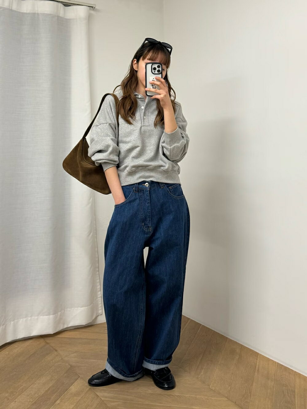 CANAL JEANのdiggity(ディギティ) 切替カットオフデニムパンツを使った