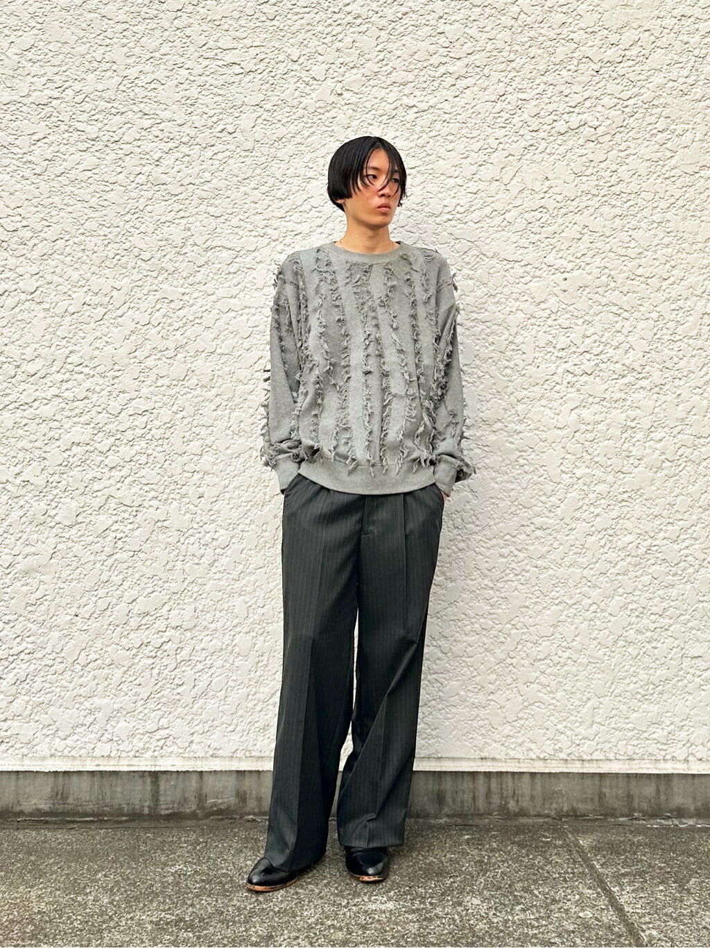 LOVELESSのバーティカルカットジャカードプルオーバーを使ったコーディネートを紹介します。｜Rakuten Fashion(楽天ファッション／旧楽天ブランドアベニュー)5311807