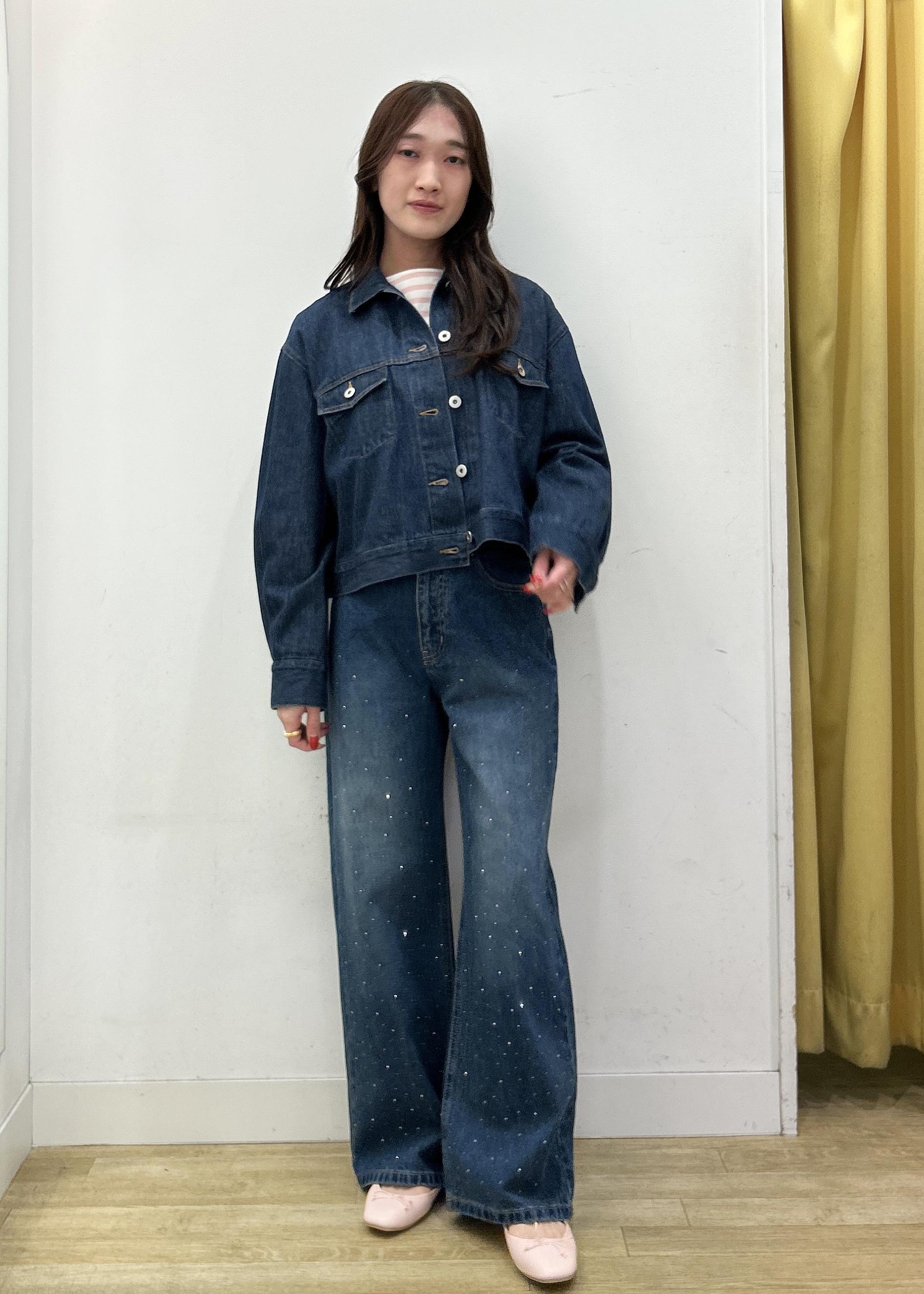 ROPE' PICNICの刺繍入りボーダーカットトップスを使ったコーディネートを紹介します。｜Rakuten Fashion(楽天ファッション／旧楽天ブランドアベニュー)5334891